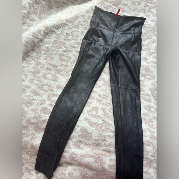 Spanx “Leather” Leggings - Picture 1 of 3
